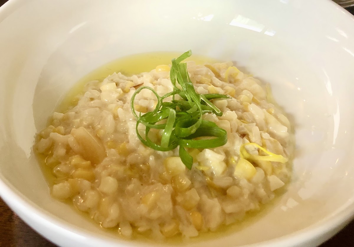 gf -corn risotto- best I've ever had. So creamy. Great flavors!