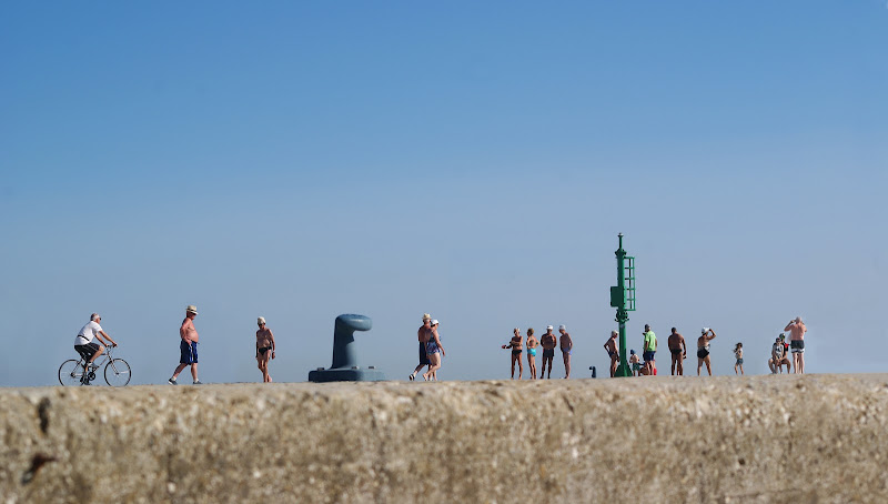 Passeggiata sul molo di carlo-bi