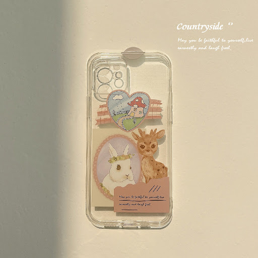 Title 7, Oil Painting Silicone Transparent Phone Case fo...