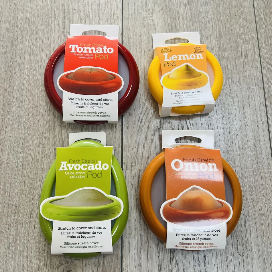 Joint en silicone transparent pour bac à légumes de fruits Garde les fruits et légumes frais plus longtemps, offrant une visibilité claire et une conservation optimale.