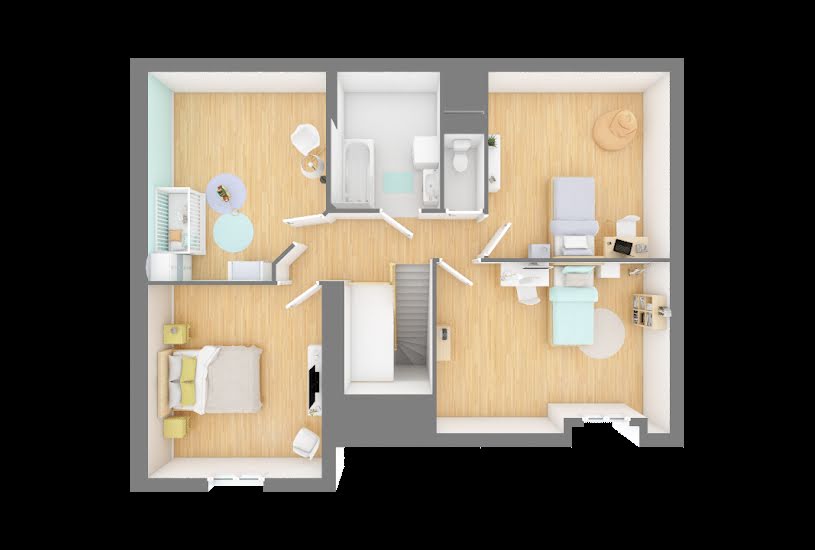  Vente Terrain + Maison - Terrain : 550m² - Maison : 122m² à Milly-la-Forêt (91490) 