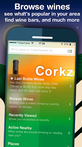 Corkz - Wine Info App -Reviews