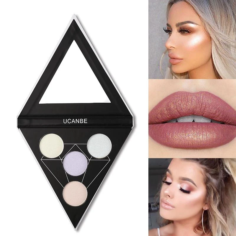 Pyramid Highlighter Palette voor een stralende gloed. Accentueer en definieer je gelaatstrekken met veelzijdige, langhoudende tinten voor een perfecte look.