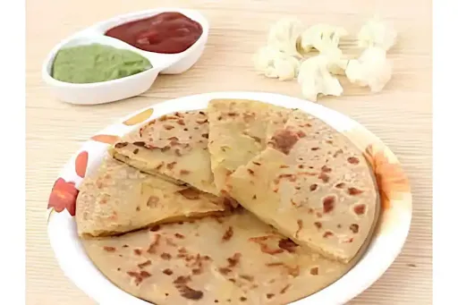 Aloo Gobi Paneer Paratha