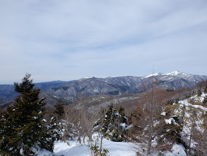 千本立から恵那山方面