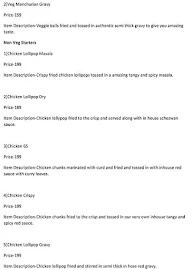 Indian Chinese Culture menu 6