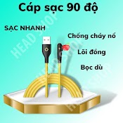 Cáp Sạc Nhanh Cho Điện Thoại Táo 90 Độ 3A Chữ L 1M 2M Mã 90 Độ Head Shop