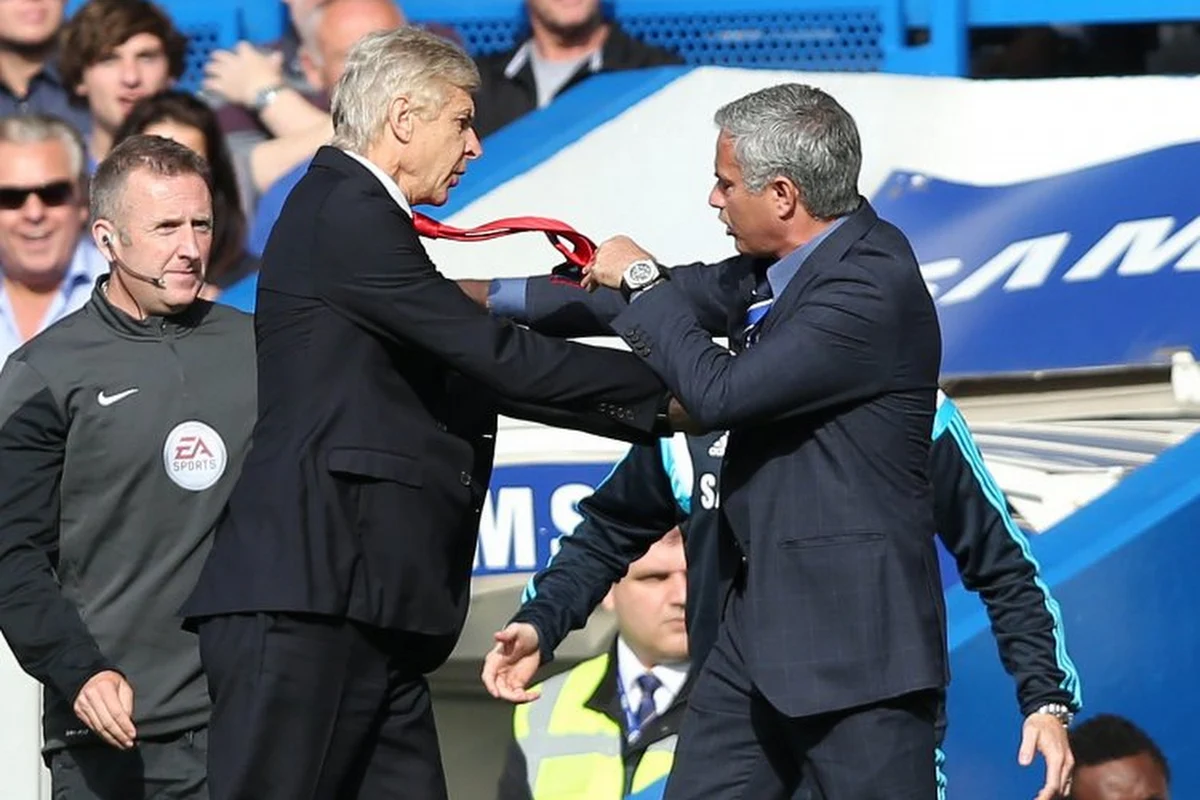 Het is wéér prijs tussen Wenger en Mourinho