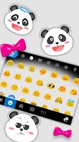 Cute Bowknot Panda Keyboard Th Screenshot