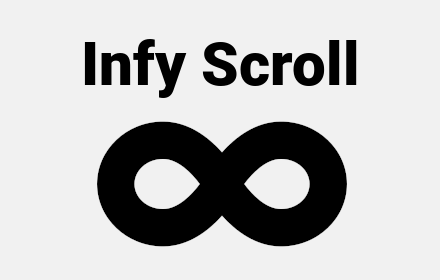 Infy Scroll chrome extension