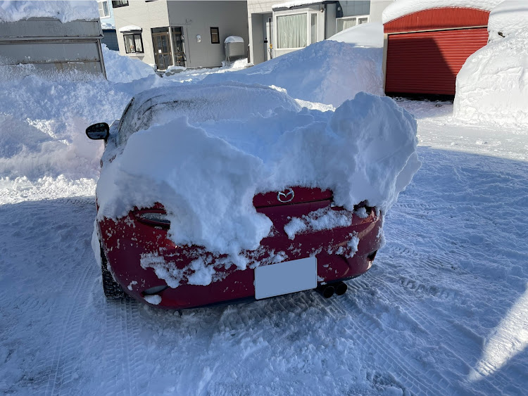 ロードスターのロードスターND・発掘しました・リアスポイラー・除雪作業に関するカスタム事例の投稿画像3枚目