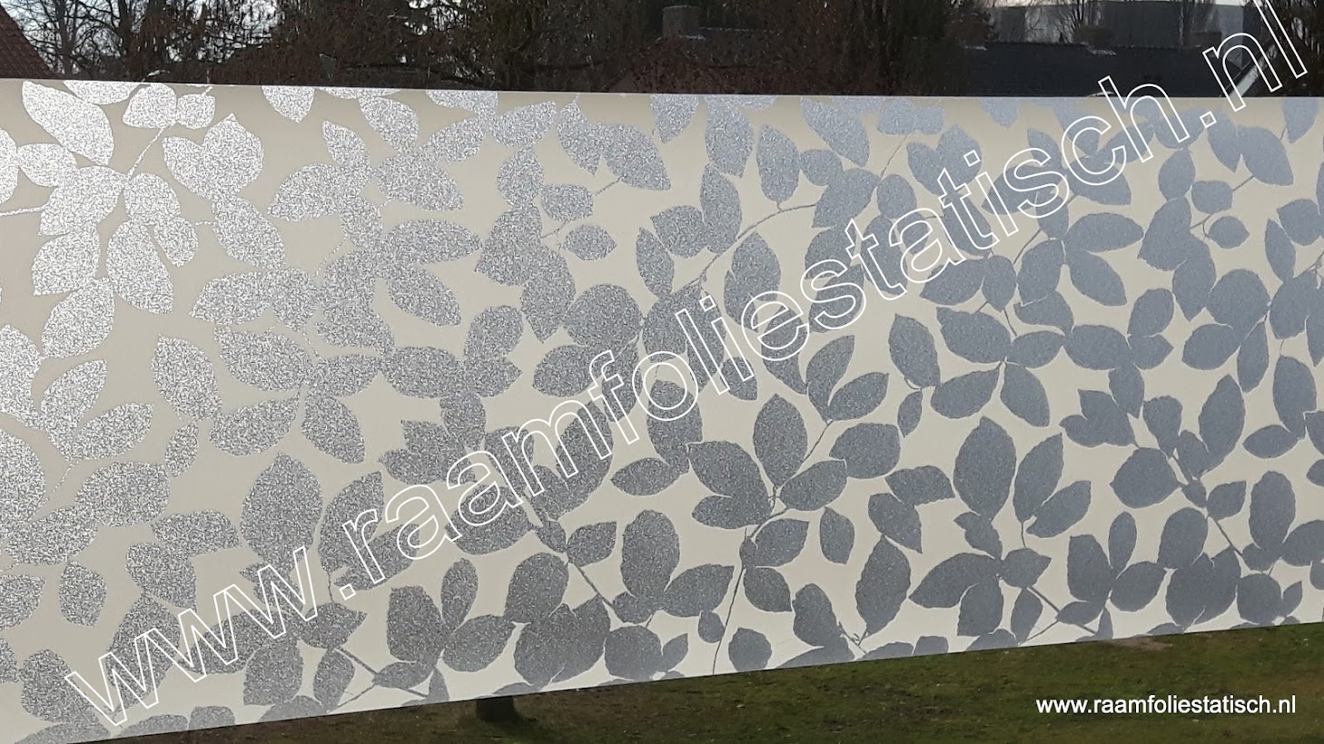 Raamfolie statische leaf 90cm breed