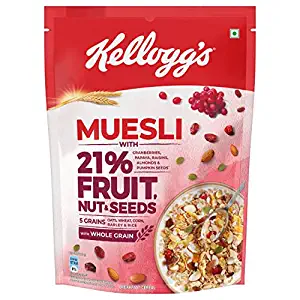Kelloggs Muesli Fruit And Nut 500g - 750 gm