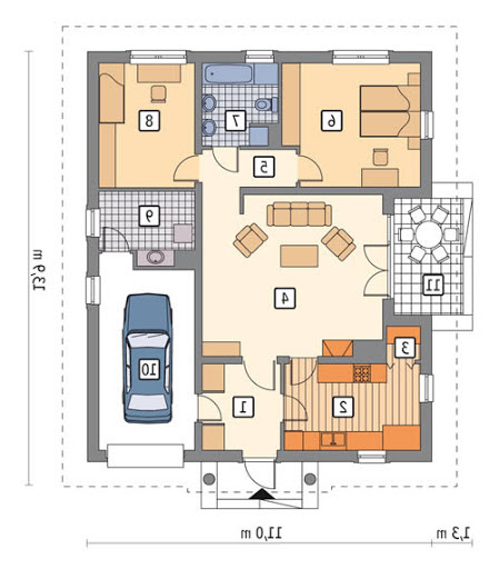 Ciepłe wspomnienia - M30 - Rzut parteru