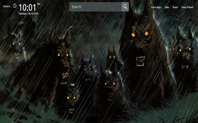 Werewolf New Tab Wallpapers