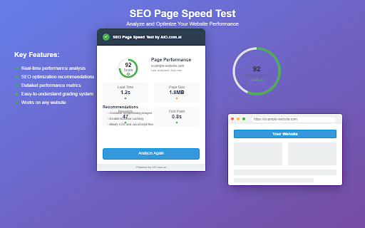 SEO Page Speed Test screenshot 1
