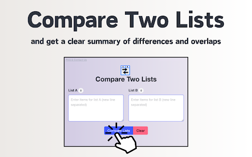 Compare Two Lists