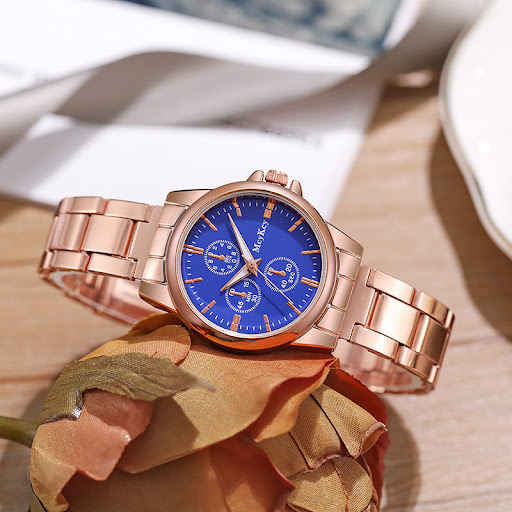Title 7, Womens Simple Steel Band Watch Minimalist Desi...