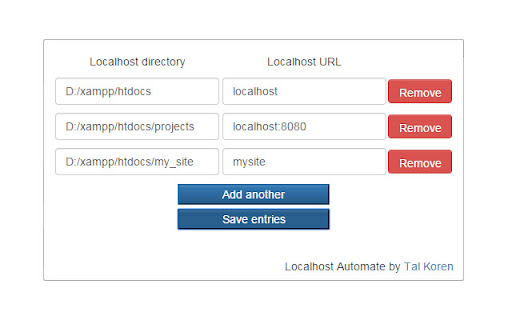 Localhost Automate