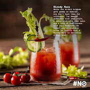 A bloody Mary with a spicy kick.