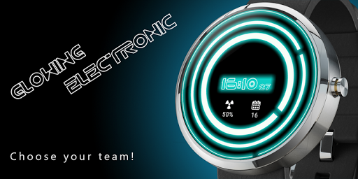 Glowing ElecTRONic Watch Face