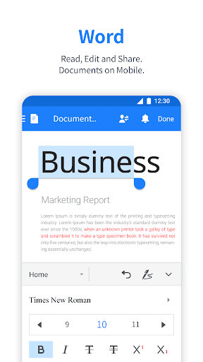 Screenshot Polaris Office: Edit&View, PDF