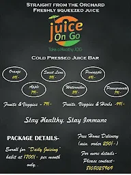 Juice On Go menu 1