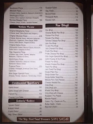 Radhika's Shiv Sagar menu 1