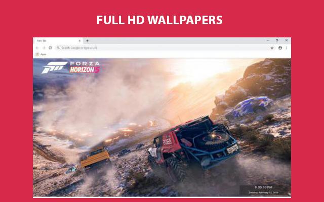 Forza Horizon Wallpapers and New Tab