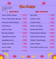 Sher-E-Kolaghat - Jodhpur Park menu 1