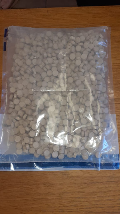 These Mandrax tablets were seized from a taxi pulled over on the Graaff-Reinet road on Tuesday