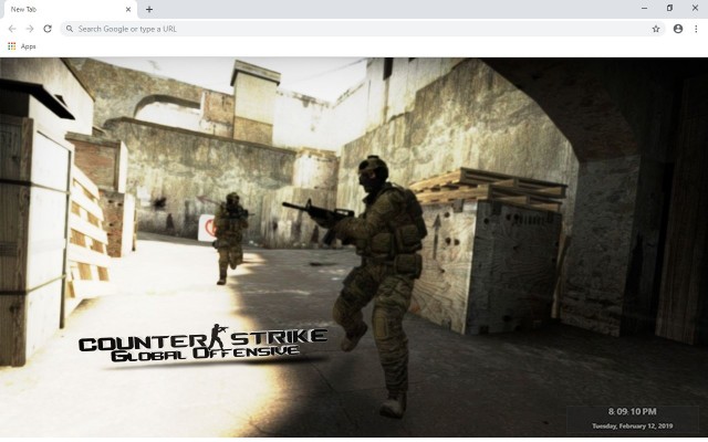 Counter Strike CS:GO Full HD Custom New Tab