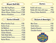 The Biryani Life menu 1