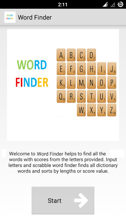 Word Finder Scrabble Solver - 2.0 - (Android)