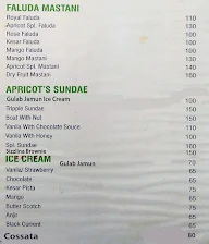 Apricot Veg menu 6