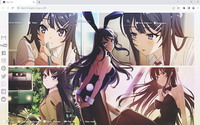 Dream of Bunny Girl Senpai Wallpaper