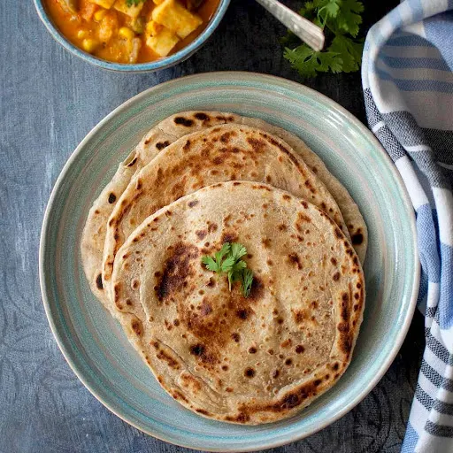 2 Plain Paratha With Dahi