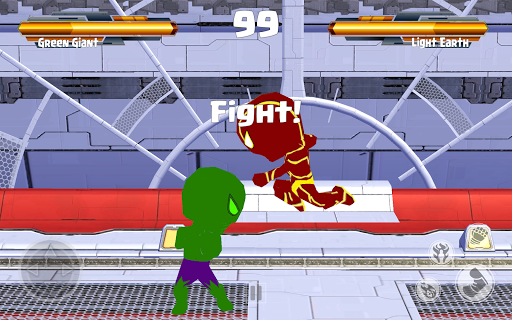 Super Heroes Fighting