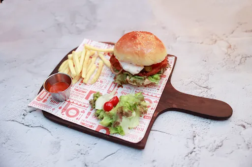 Crackling Crispy Chicken Burger