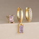Y26021 Gold Purple 3PCs
