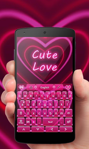 Cute Love GO Keyboard Theme