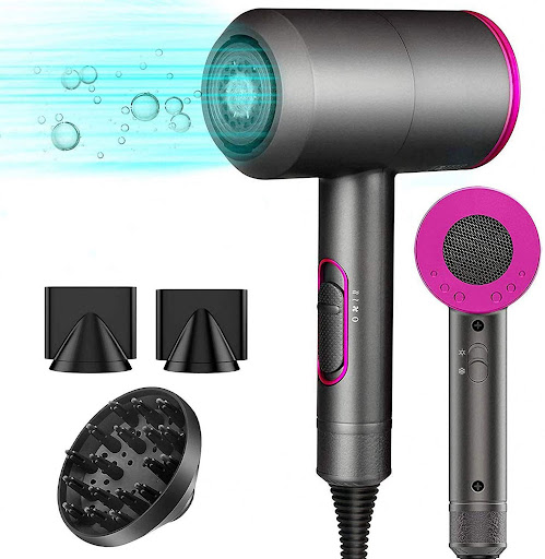 Title 3, Womens High Power Home Hair Dryer for fast, ef...