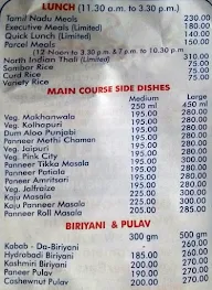 Sangeetha Veg Restaurant menu 4