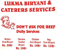 Lukma Biryani & Catering Services menu 1