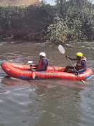 Two congregrants were swept away in a swollen river in Bramley. Two more were rescued.