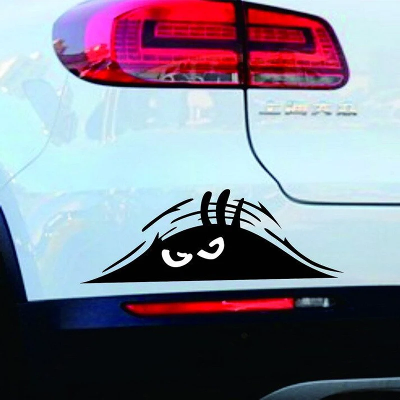 Pegatina de coche Elfo Escondido Duna de Arena Reflectante Impermeable Decora tu coche con esta divertida calcomanía de elfo, resistente al agua.
