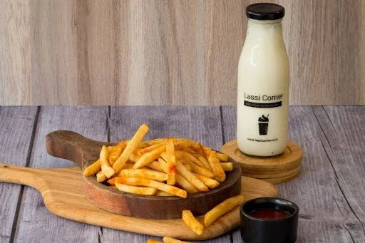 French Fries With Vanilla Shake