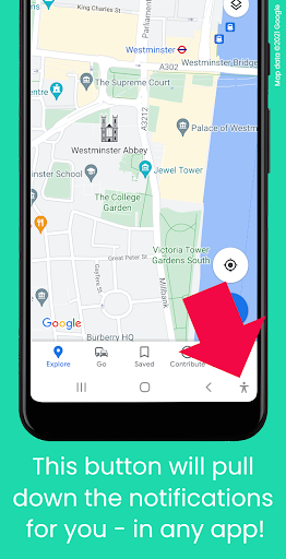 Screenshot Navbar Notifications Button