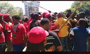 South African Student Congress (Sasco) members say they were attacked by stick-wielding EFF Student Command (EFFSC) students during a protest at the Durban University of Technology on Monday February 4 2019.