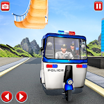 Police Tuk Tuk Simulator: Mega Ramp Drive Apk